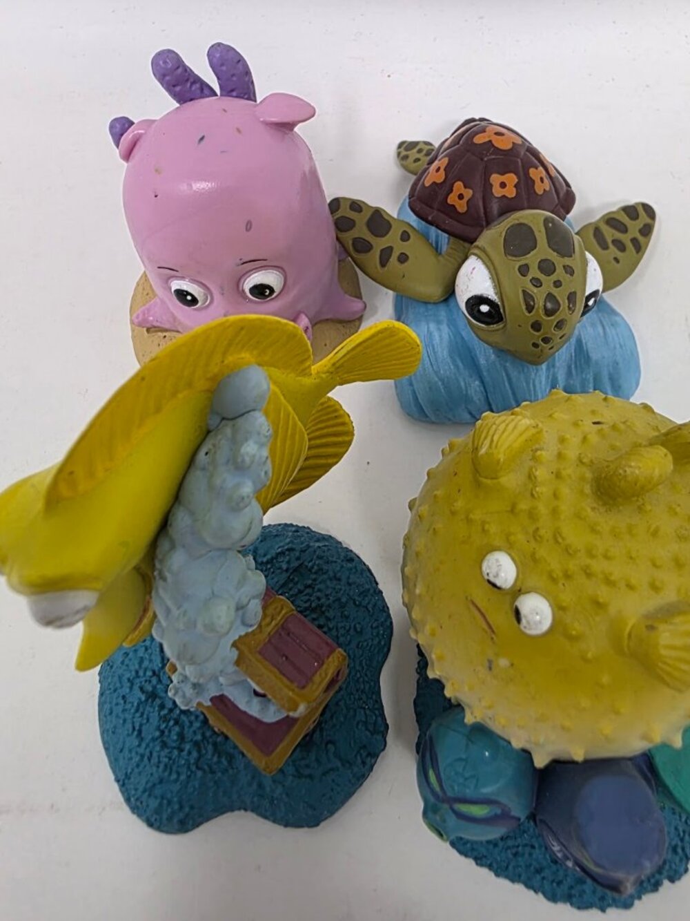 Vintage 2003 Disney Store Finding Nemo Solid PVC Figure Lot of 4